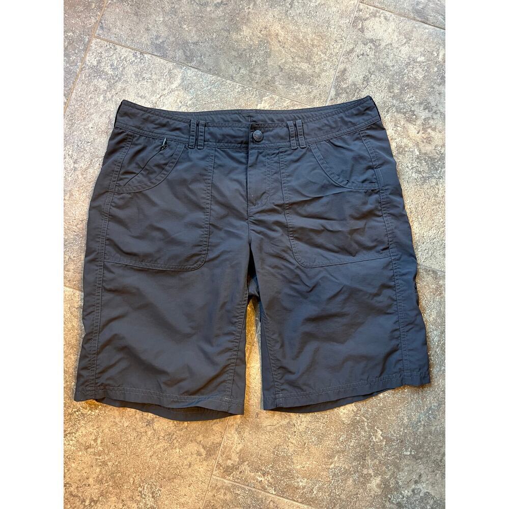 The North Face charcoal outdoor Hiking capri shorts, women's size 10